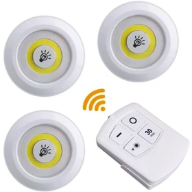 چراغ LED زیر کابینتی ست ۳ تایی با کنترل از راه دور